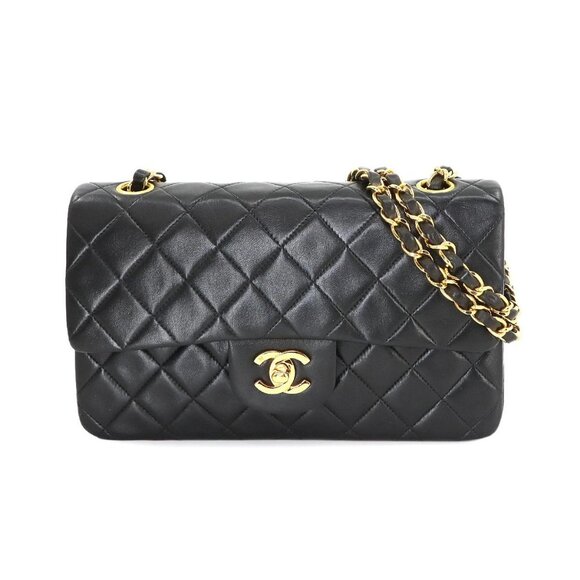 CHANEL Matelasse 23 Chain Shoulder Bag Leather Black - Picture 1 of 10